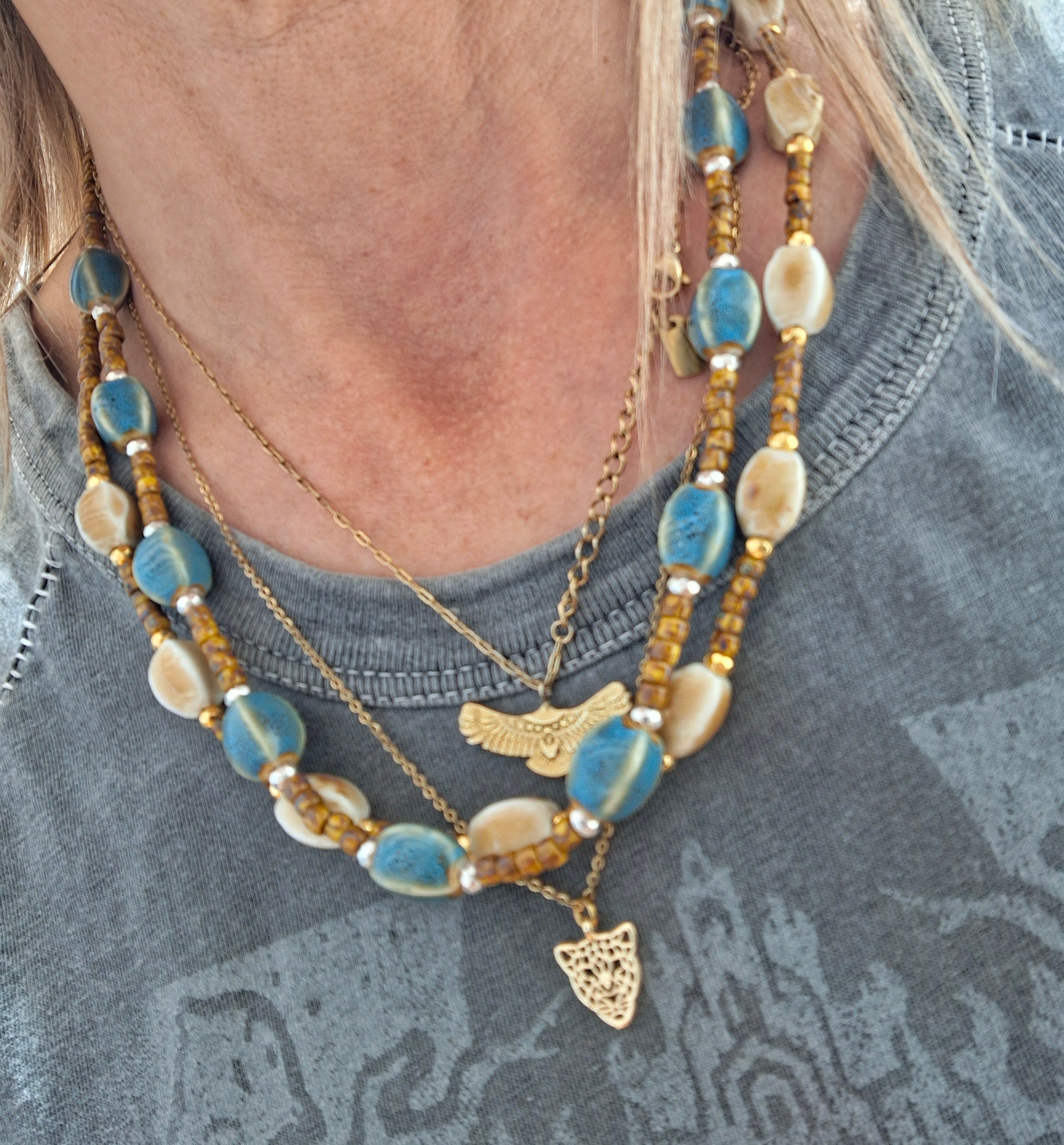 Collier Africa Turquoise