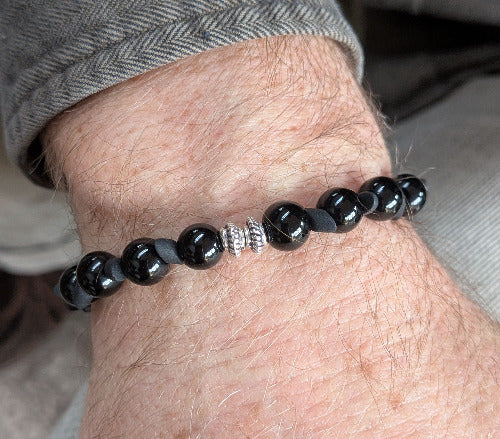 Bracelet Homme Knut noir