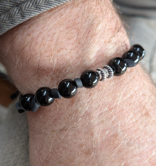 Bracelet Homme Knut noir