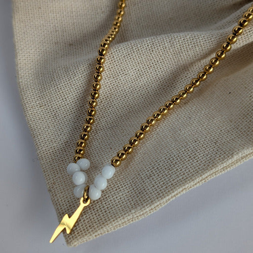 Collier Boule Acier Céline