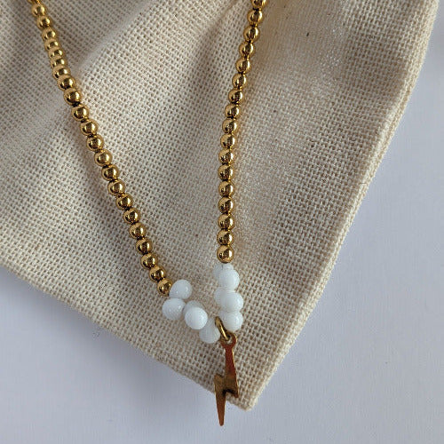 Collier Boule Acier Céline
