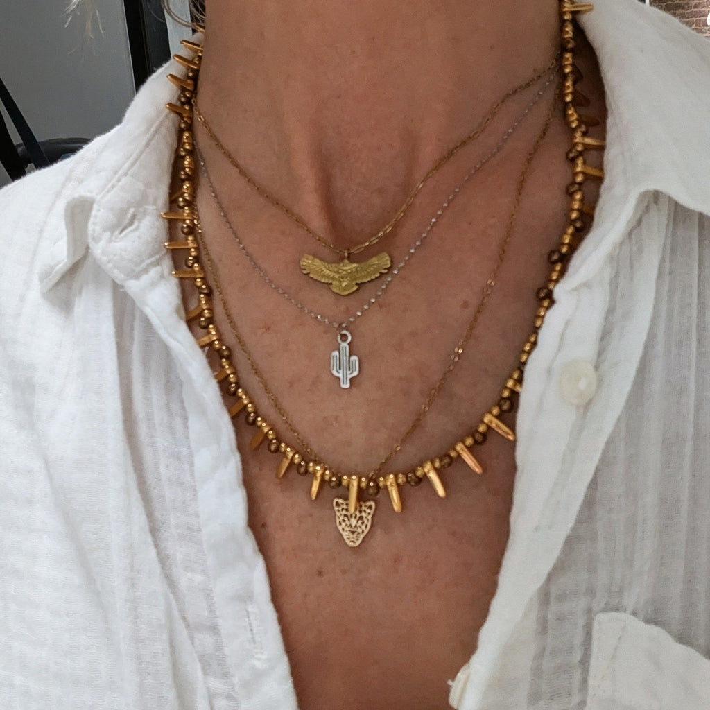 Collier Barrette Doré