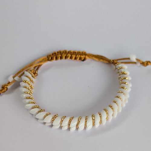 Drakk blanc et doré