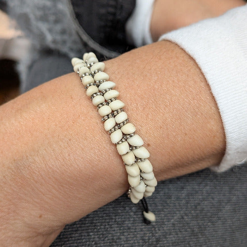 Drakk cream et argent