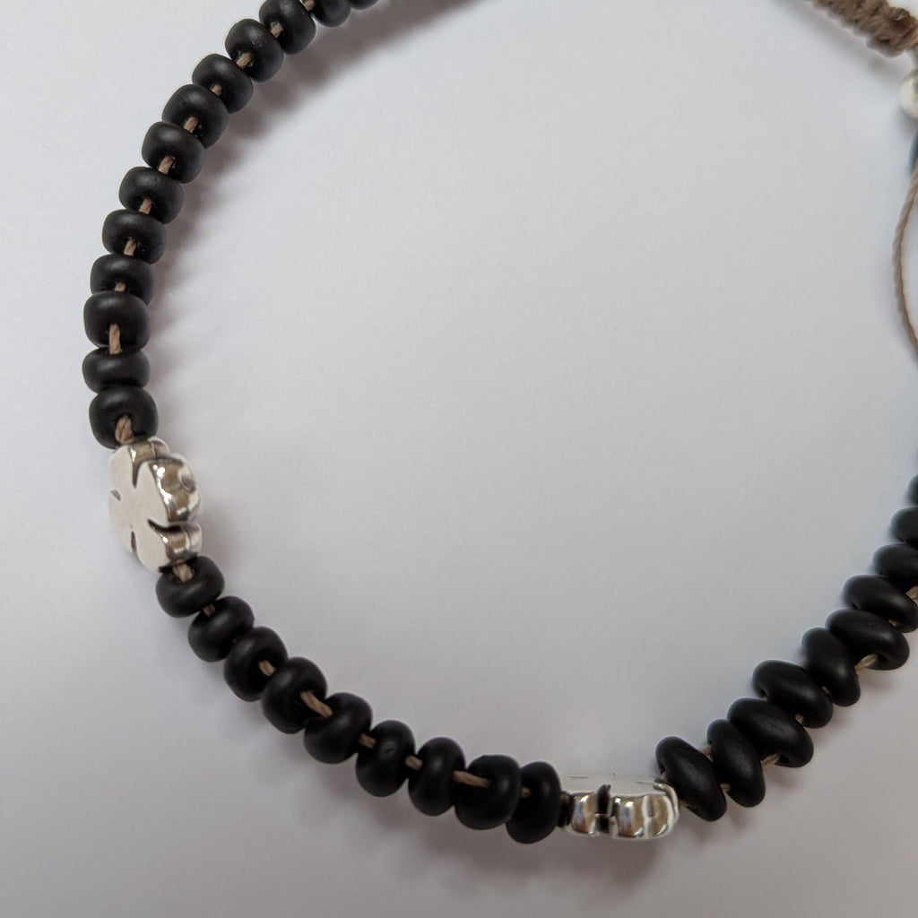 Bracelet Homme Gun Trèfle Noir