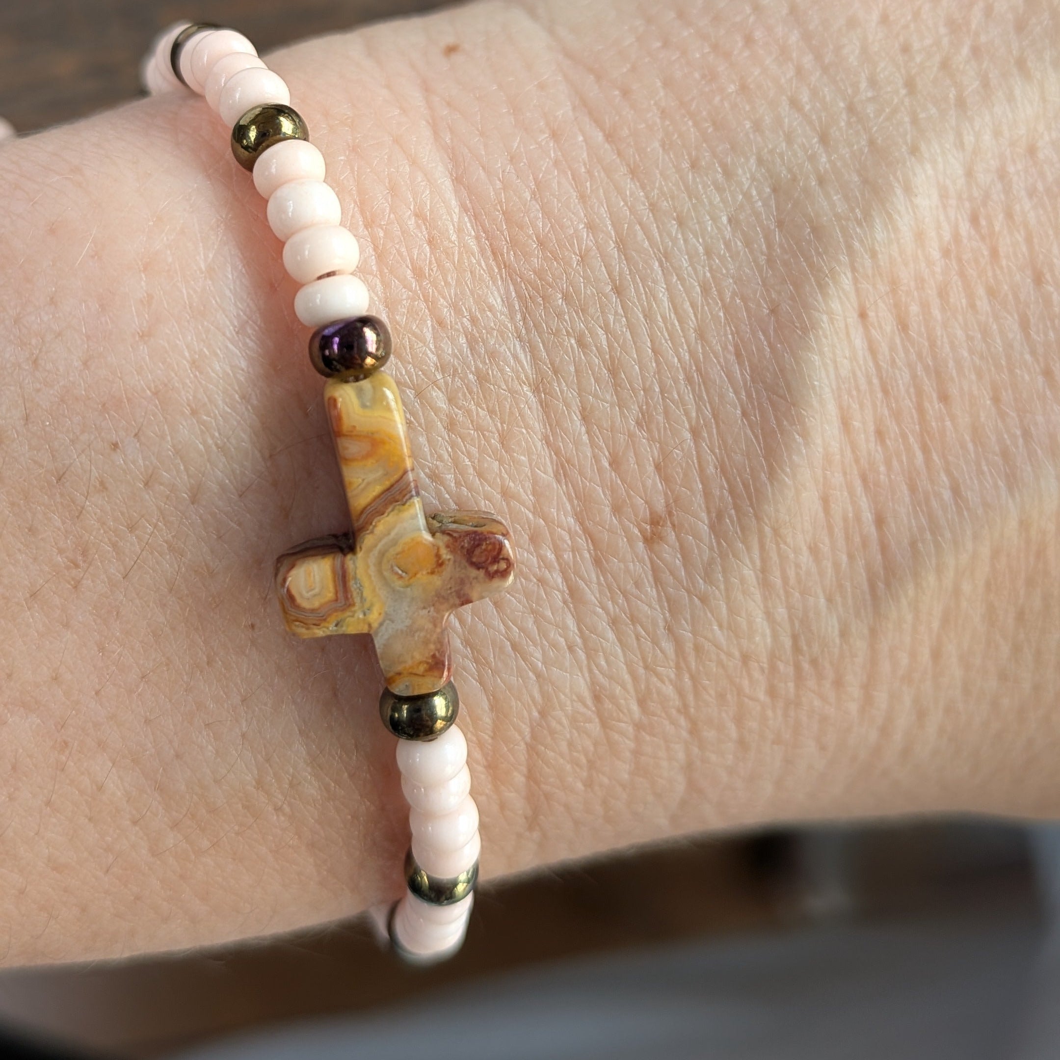 Madon Rose et marron