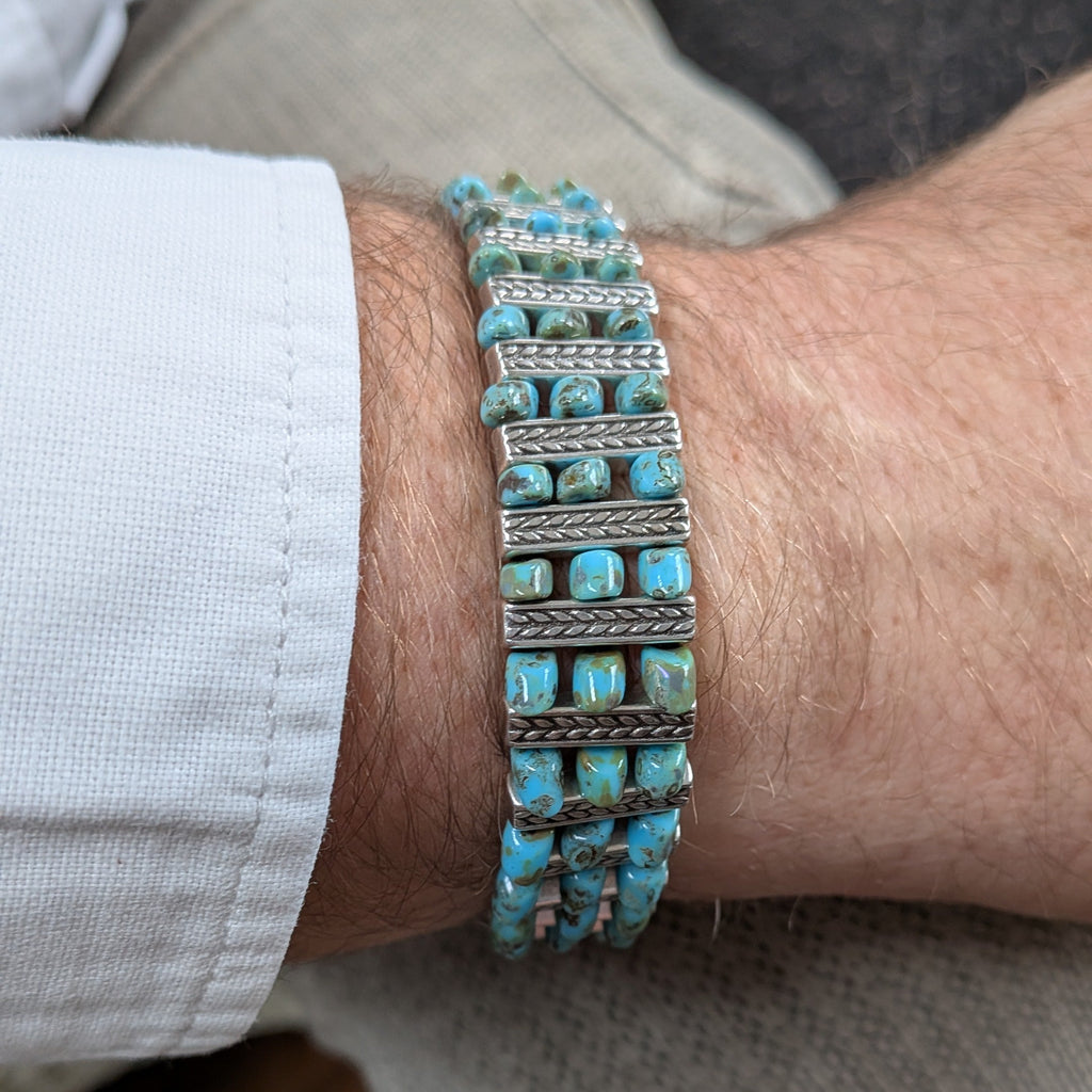 Bracelet Homme Drakk ar turquoise