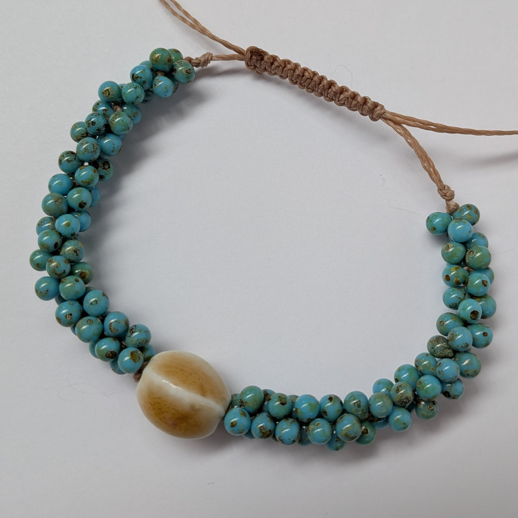 Vorik Turquoise & Beige