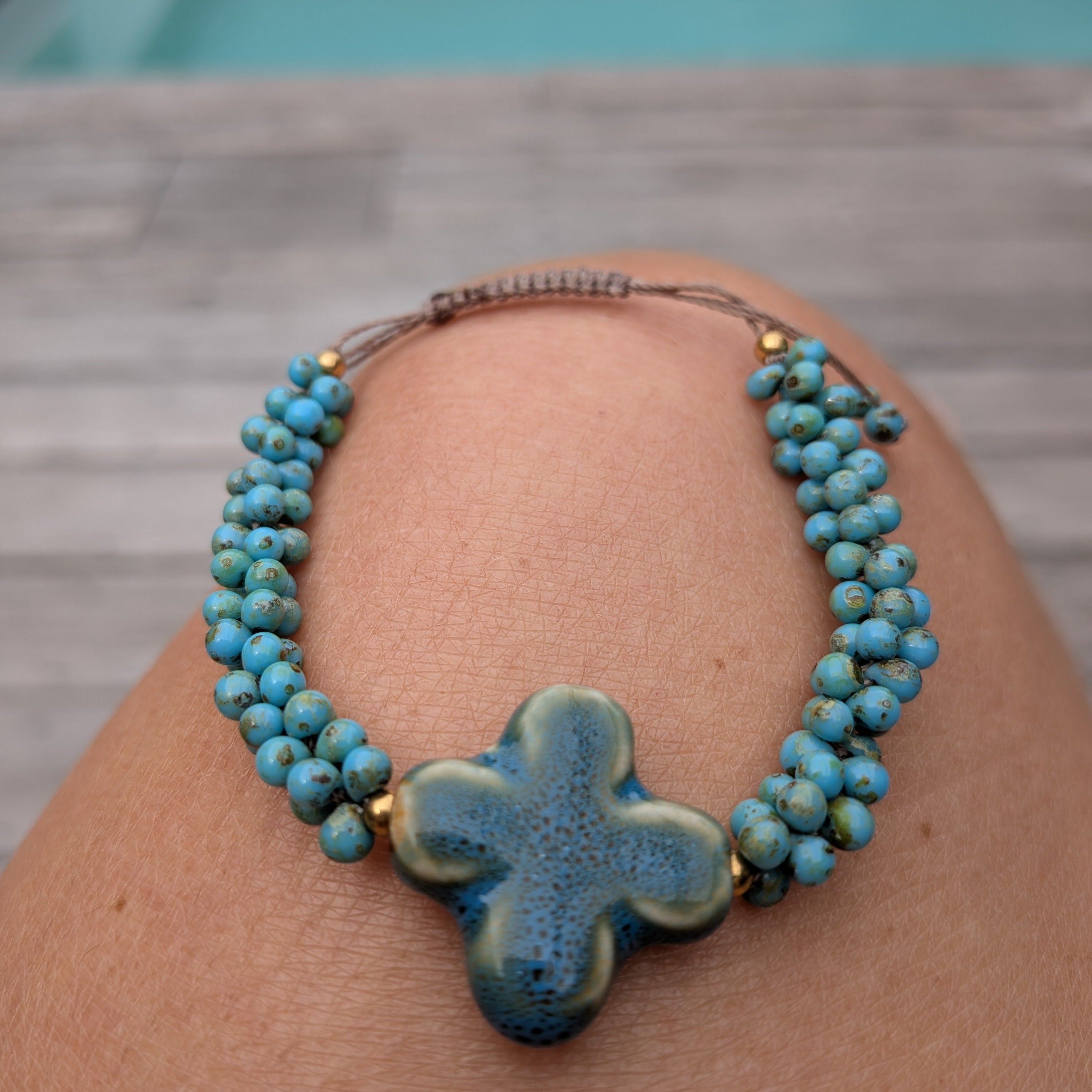 Skadi Cross Turquoise