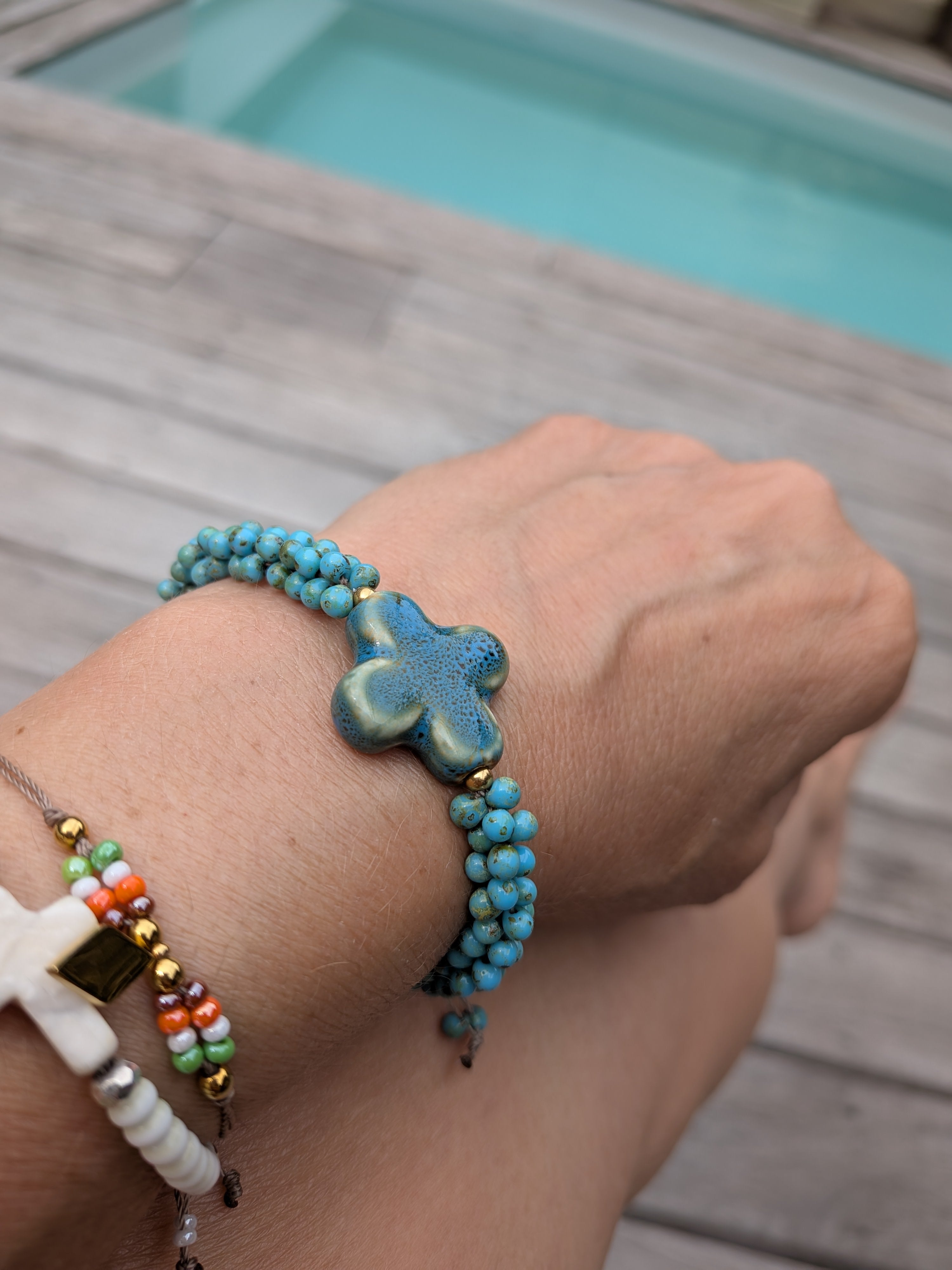 Skadi Cross Turquoise