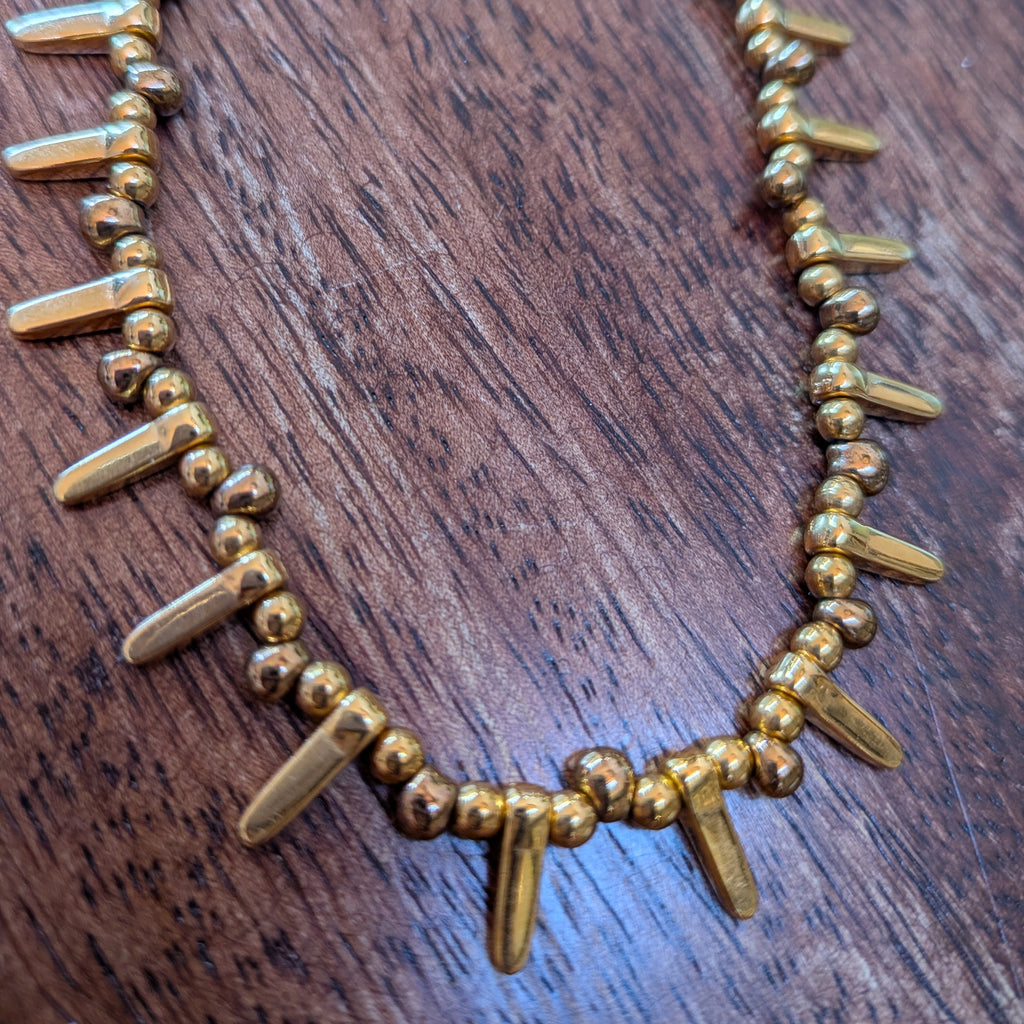 Collier Barrette Doré