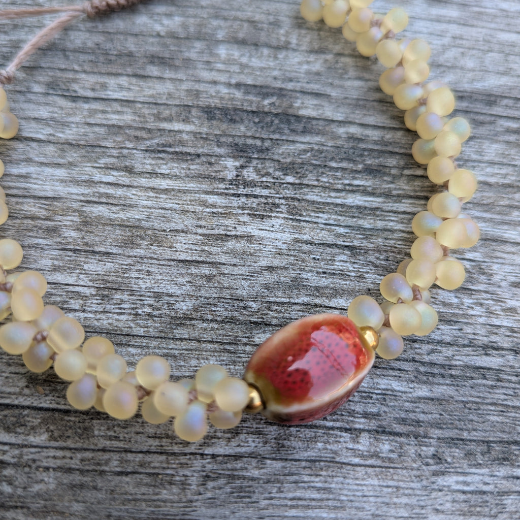 Vorik Jaune Pâle & Rouge Brique