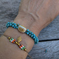 Vorik Turquoise & Beige