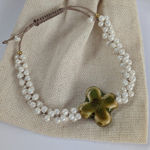 Skadi cross vert et nacré