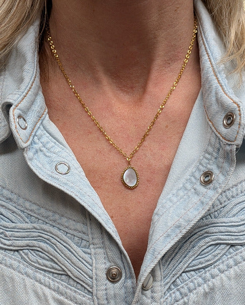 Collier Maille Forçat striée Val