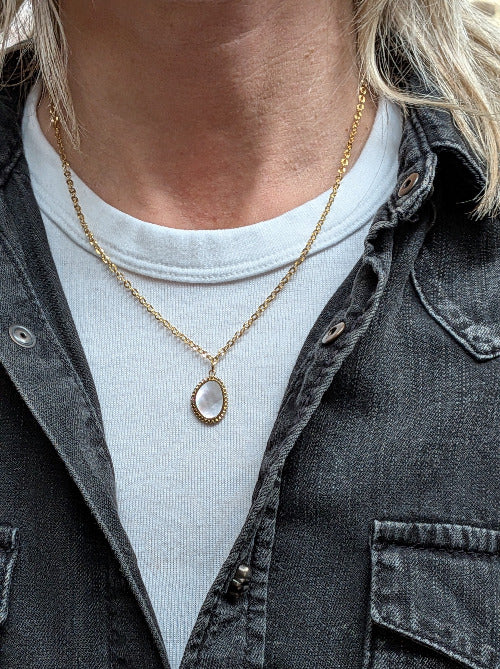 Collier Maille Forçat striée Val