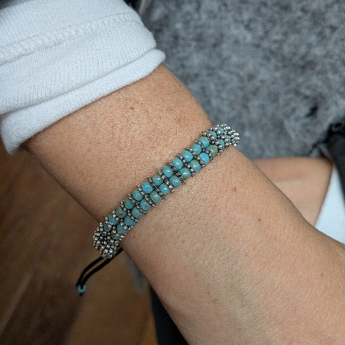 Valka Turquoise et argent